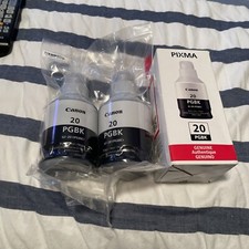 Canon Genuine PGBK GI-20 Black Ink for Canon G5020 G6020 - (3) Pack picture