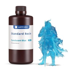 1kg of Translucent Blue Anycubic Standard Resin picture