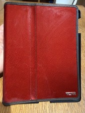TUMI Red Folio Case Cover For Apple iPad 2 3 4 9.7” Tablet Stand Case picture