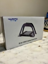 4URPC 10-IN-1 Type C Dual Monitor Laptop Dock Stand (HU-104D) picture