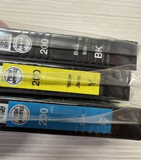 3 Genuine Epson 200 Black Cyan yellow. 1 Of Each.  picture