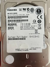 TOSHIBA Hard Drive 300GB 15K SAS 2.5in MK3001GRRB picture