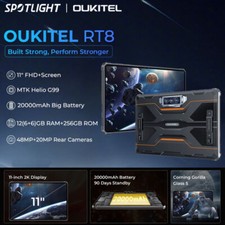 11 inch Oukitel RT8 4G LTE Rugged Tablet Mobile Android Phone Waterproof Unlock picture