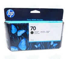 Genuine HP 70 Matte Black Ink 130ml DesignJet L3S81B E1L21B Q6675A  - Retail Box picture