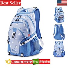 Travel or Work Backpack with Tablet Sleeve Polka Dot 33L One Size picture
