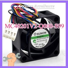 For SUNON MC40201V2-Q000-S99 12V 0.9W 4-Pin Cooling Fan Fast Shipping 40x40x20mm picture