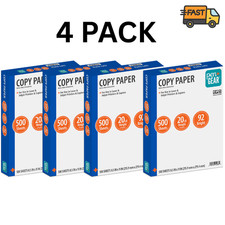 Pen & Gear Printer Copy Paper 8.5x11 92 Bright 20lb 4 Reams 2000 Sheets picture