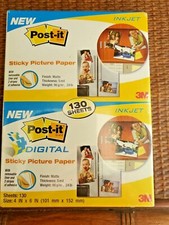 3M Post It Sticky Picture Paper Digital 130 Sheets 4x6 SP46130C Matte 5mil New picture