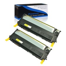 2PK Yellow CLT-M409Y Toner for Samsung CLX-3175 CLX-3175n CLX-3170n CLP-310n picture