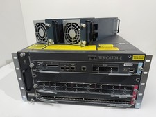 Cisco Catalyst WS-C6504-E Switch VS-S720-10G WS-X6716-10GE WS-X6724-SFP *READ* picture