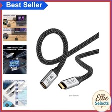USB4 Extension Cable 6.6ft USB-C Female to Male 40Gbps 8K 240W Charging picture