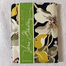 Vera Bradley Small eBook Cover Black Yellow Floral Kindle Nook picture