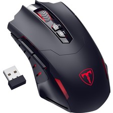 PC400 Wireless Gaming Mouse with 8000 DPI, 2.4G & Bluetooth Dual Mode Connect... picture