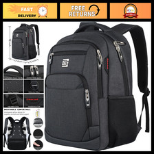 Slim Anti-Theft Laptop Backpack for Business & College Travel - Stylish & Functi picture