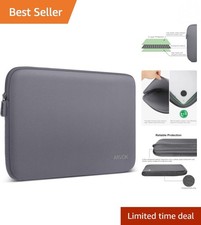 Elegant 13-14 Inch Water-Resistant Laptop Sleeve – Stylish Gray Protection picture