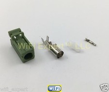1 x Avic Green Pioneer Jack Straight crimp RG174 RG179 RG316 RG188 connector picture