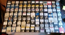 Lot Of 92 Vintage Used Diskettes Disks Discs 3.5