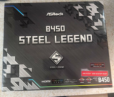 ASRock B450 Steel Legend ATX AM4 AMD DDR4 RGB Motherboard HDMI USB 3.1 picture