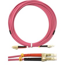 2 x Corning OM4 Duplex FIBER Patch Cord Pink LSZH LC/LC-5m NEW picture