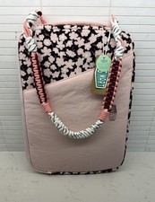 NWT BAGSMART 14” Laptop Sleeve Carry Case Padded Pink Meadow Mix Floral MacBook picture