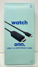 onn. 6FT./1.8 m USB-C to HDMI Cable picture
