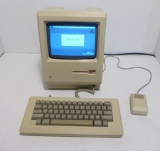 1984 Apple Macintosh 128K M0001 w Keyboard Mouse System Disks Boots & Works picture