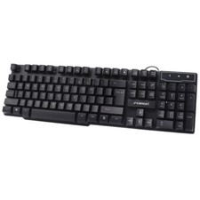 Rainbow RGB Full Size Backlit US Keyboard Mouse Combo Set Wired Gaming Office picture