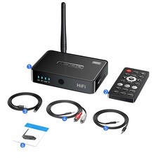 3in1 Bluetooth 5.1 Receiver Wireless NFC to RCA Stereo Audio Amplifier Adapter C picture