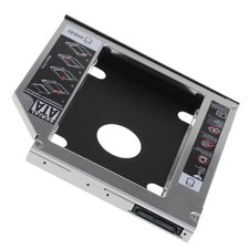 SATA 22Pin Female to Slimline SATA 13P HDD 2nd Hard Disk Drive Caddy Enclosur... picture