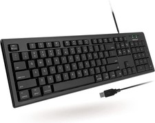 NEW Wired Full Size Keyboard for Apple Mac And Windows- picture