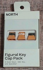 New North Figural Key Cap Sushi Theme ~ 5 Pack ~ Icon Keys, ESC Key & Spacebar picture