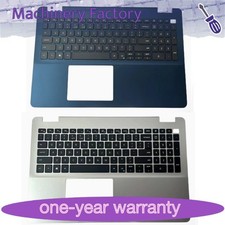 New for Dell Inspiron 15 5584 Palmrest Upper Case US Backlit Keyboard Sliver picture
