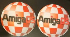 Amiga the official AmigaOS Boing Ball mouse pad picture