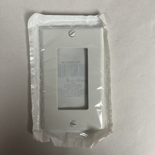 Leviton 80401-W, White, (1) Decora/GFCI, 1-Gang, Standard, Wallplate, 1pc picture