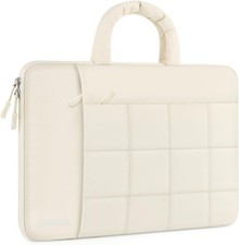 Puffy Laptop Sleeve 13-14 inch, 360 Protective Case for 13.3 inch MacBook, Sand picture