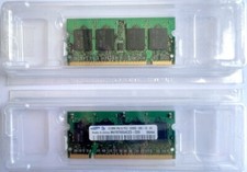 Samsung (512MB X2) PC2-5300 DDR2 SODIMM Laptop RAM Memory M470T6554CZ3-CE6👀 picture