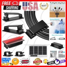 Professional Under Desk Cable Management Clips 20 PCS - Tidy & Organize Cables picture