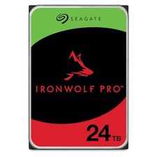 SEAGATE IRONWOLF PRO 24TB ENTERPRISE NAS INTERNAL HDD ST24000NT002 SILVER/RED picture