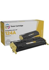LD Remanufactured Toner Cartridge Replacement for HP 124A Q6002A (Yellow) picture