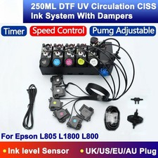 250ML UV CISS White Ink Circulation System with Damper For Epson L805 L1800 L800 picture