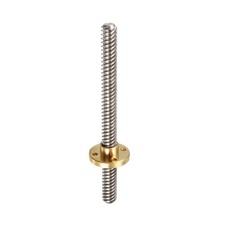 Fully Threaded Rod Stainless Steel Rod Bar Studs 100mm T8 Pitch 8mm Lead/Silver picture