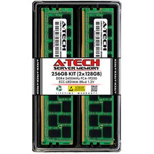 A-Tech 256GB 2x 128GB PC4-19200 DDR4 ECC Load Reduced LRDIMM Server Memory RAM picture