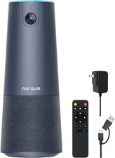 NUROUM 2K 1080p 60fps FHD Webcam with 4Microphones&Speaker,All-in-One Conference picture