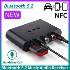 Bluetooth 5.2 Audio Receiver NFC U Disk RCA 3.5mm AUX USB Stereo Music Wireless  picture