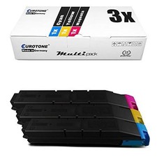 Eurotone 3x Yellow Laser Toner Cartridge Compatible With Kyocera TK8600 picture