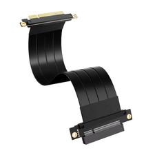 PCIe 3.0 X8 Extension Cable PCI-E 8X Male to Female Riser Cable 25CM (90 Degree picture