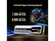 GIGASTONE Game Turbo PCIe Gen4x4 SSD 2TB, Speed Up to 7,300MB/s, Heat Sink, with picture