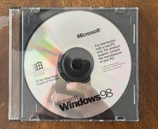Microsoft Windows 98 OEM Installation CD X03-36182 1998 Vintage PC Software picture