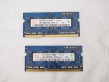 2x Hynix 1GB 1Rx8 PC3-8500S-7-10-B1 Apple HMT112S6TFR8C-G7 RAM MEMORY picture