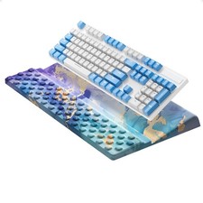 1 PC Ergonomic Acrylic Keyboard Stand Tilt Riser Holder Wrist Rest Support picture